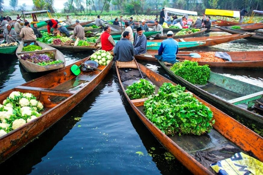 Floating Vegetable Market 